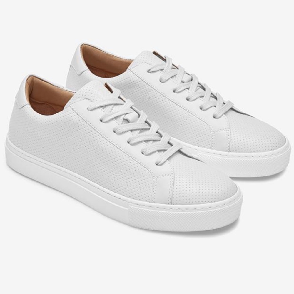 Greats Royale Perforated Leather Sneakers 7.5